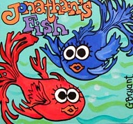 Jonathan's Fish (acrylic on wood 10 x 12 in)
